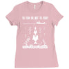 to fish or not to fish what a stupid question Ladies Fitted T-Shirt