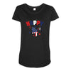 4th of July Maternity Scoop Neck T-shirt