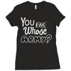 you and whose army Ladies Fitted T-Shirt