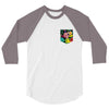 Flower Pocket 3/4 Sleeve Shirt