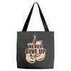 Never Give Up Uterine Cancer Awareness Tote Bags