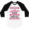 They Call Me Aunt Partner in Crime 3/4 Sleeve Shirt
