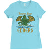 respect your elders Ladies Fitted T-Shirt
