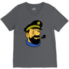 captain haddock tintin cartoon comic V-Neck Tee