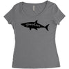 Grandma Shark Women's Triblend Scoop T-shirt