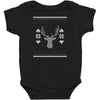 ugly deer christmas Baby Bodysuit
