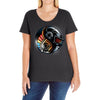 daft yin yang Ladies Curvy T-Shirt
