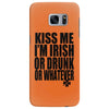 kiss me i'm irish or drunk or whatever t shirt st patricks day funny t Samsung Galaxy S7 Edge