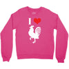 i love cock Crewneck Sweatshirt