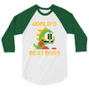 World's Best Boss Mario 3/4 Sleeve Shirt