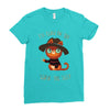 nightmare on kitty street Ladies Fitted T-Shirt