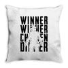 winner winner chicken dinner 3b Throw Pillow