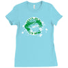 hulk's gym Ladies Fitted T-Shirt