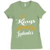 kings are born in september Ladies Fitted T-Shirt