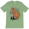 polygon fox graphic T-Shirt