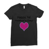 happy mother's day Ladies Fitted T-Shirt