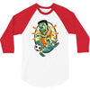 frankenstein soccer 3/4 Sleeve Shirt