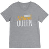 educated natural queen1 V-Neck Tee