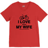 i love when my wife lets me buy another bike V-Neck Tee