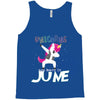 unicorns are born in june Tank Top