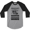 Never Underestimate A Grandfather With An Engineer Degree 3/4 Sleeve Shirt