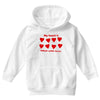 my heart is filled with love Youth Hoodie