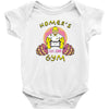 homer's gym Baby Bodysuit