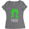 the green frog Women's Triblend Scoop T-shirt
