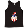 4th of July Peeking Baby Inside Egg Tank Top