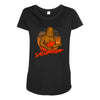 sasqwatch Maternity Scoop Neck T-shirt