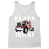 plays with trucks family matching Tank Top