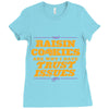 raisin cookies are why i have trust issues Ladies Fitted T-Shirt