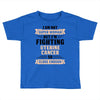 I am Not Super Woman But I'm Fighting Uterine Cancer So Close Enough Toddler T-shirt