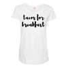 tacos for breakfast Maternity Scoop Neck T-shirt