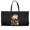 but first pumpkin space latte Weekender Totes