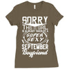 This Girl Is Taken By A Super Sexy September Boyfriend Ladies Fitted T-Shirt