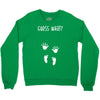 Guess What Baby Inside Pregnancy Announcement Crewneck Sweatshirt