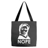 nope Tote Bags