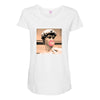Michelangelo David Bubble Gum Maternity Scoop Neck T-shirt