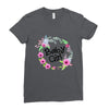 floral baby girl Ladies Fitted T-Shirt