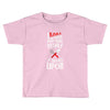 i bake because punching people is frowned upon Toddler T-shirt