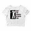 may the course be with you Crop Top