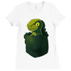 pocket raptor Ladies Fitted T-Shirt