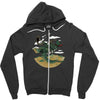 morning commute Zipper Hoodie