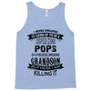 Super Cool Pops Of A Freaking Awesome Grandson Tank Top