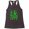 i heart this city Racerback Tank