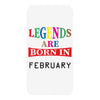legends are born february iPhoneX
