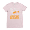 assistant principal Ladies Fitted T-Shirt