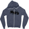 mercedes benz w126 Zipper Hoodie