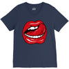 sexy lips V-Neck Tee